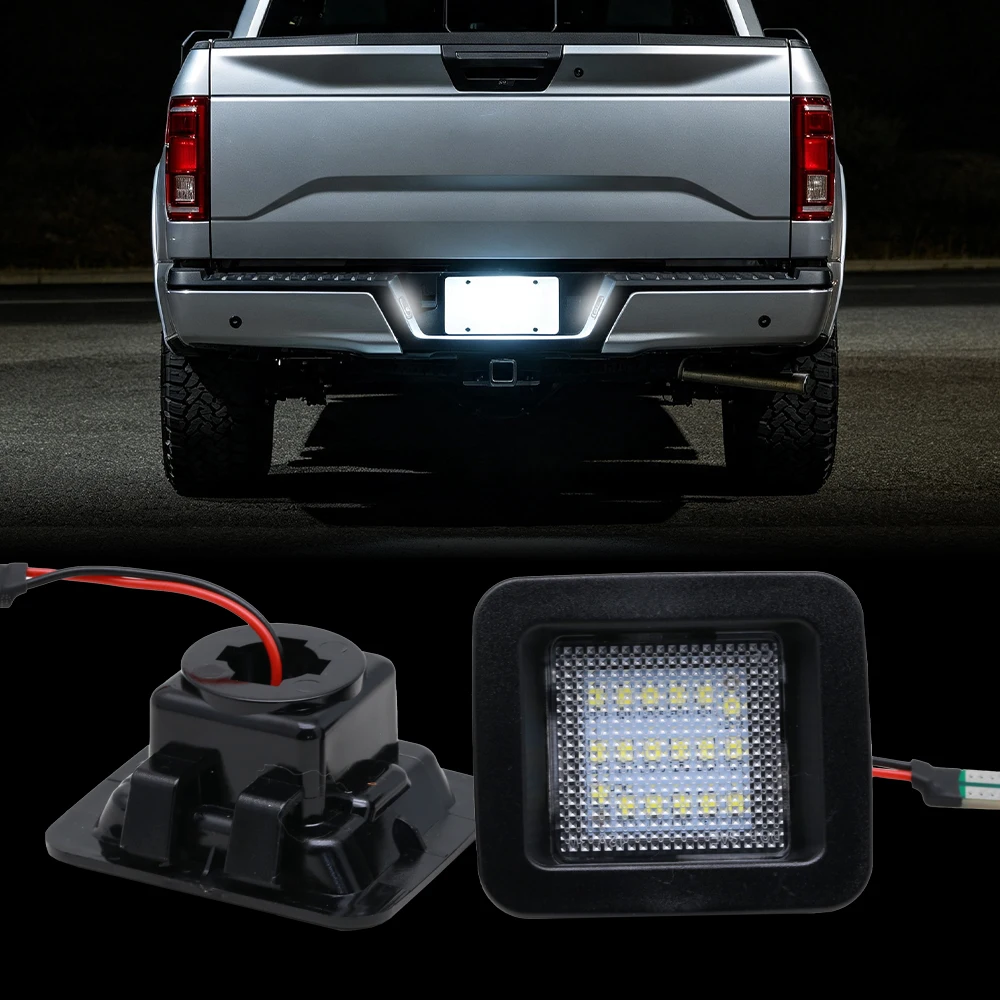 2PCS Canbus No Error LED Number License Plate Light for Nissan Versa 5D 06 Versa 4D 06 Livina Bra Make 09 Livina Geniss06-08