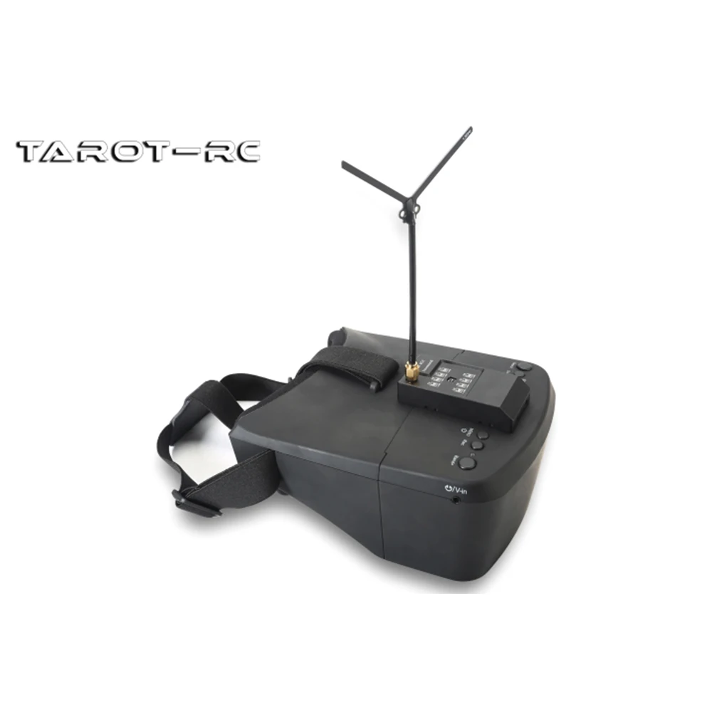 Tarot VR glasses Fpv HDR 800D Pro, 1.2G 8CH picture transmission 5-inch Goggles video glasses head-mounted HD RC UAV.