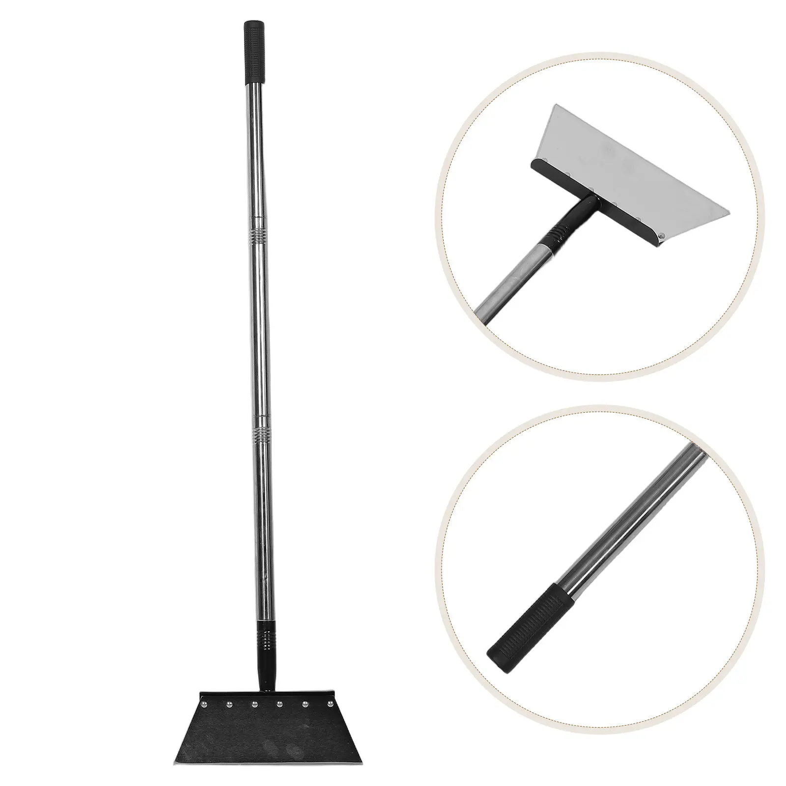 Stainless Steel Boat Bottom Scraper Heavy-Duty Floor Cleaning Shovel Marine Deck Moss Remover Garden Flat Scraper