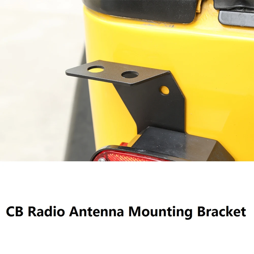 Cb Radio Antenna Mounting Bracket for Jeep Wrangler Tj 1997-2006 Tailgate Rear Lamp Bolt-On Mounting,