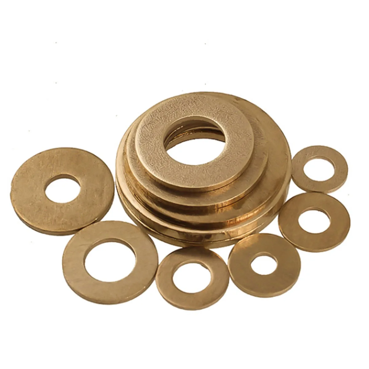 Thickened Brass Circular Meson Metal Screw Flat Washer M2M3M4M5M6M8M10M12M14M16M18-M24