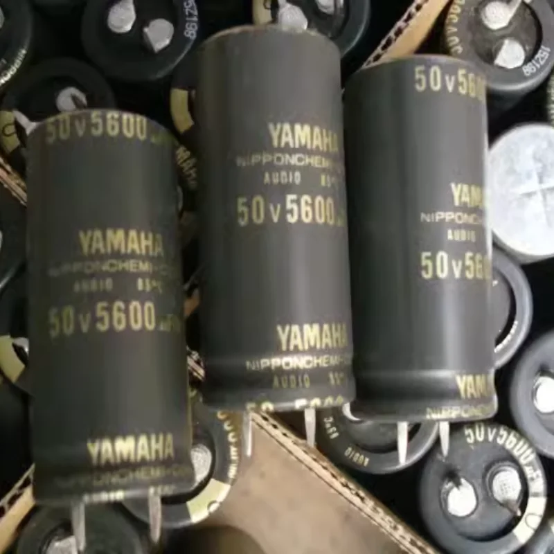 NIPPON YAMAHA 50V 5600UF  22X50MM  custom AUDIO gold type audio electrolytic capacitor