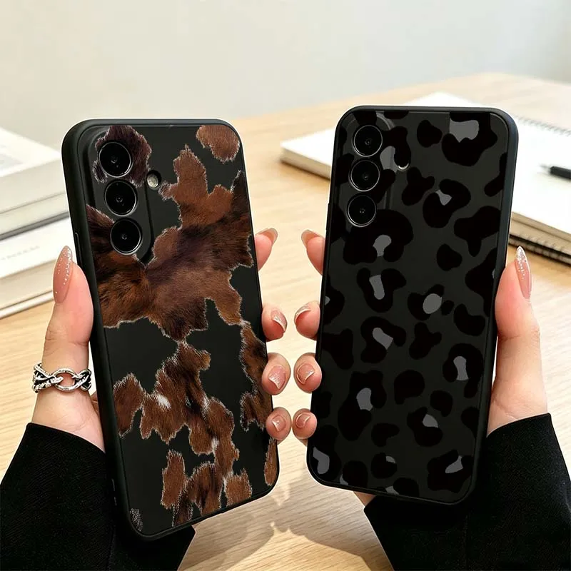 Cow Print Pattern For Samsung Galaxy A73 A71 A56 A55 A54 A53 A52 A50 A40 A37 A36 A35 A32 A31 Phone Case Cover