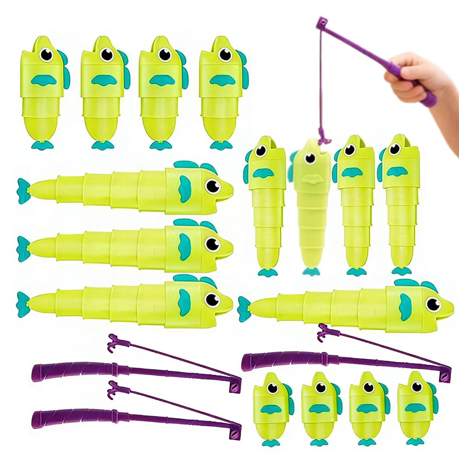 Kids Fishing Game Toys Gifts Early Education Water Fish Catch Tabletop Games Toys Children Interactive Games Toys for Gifts