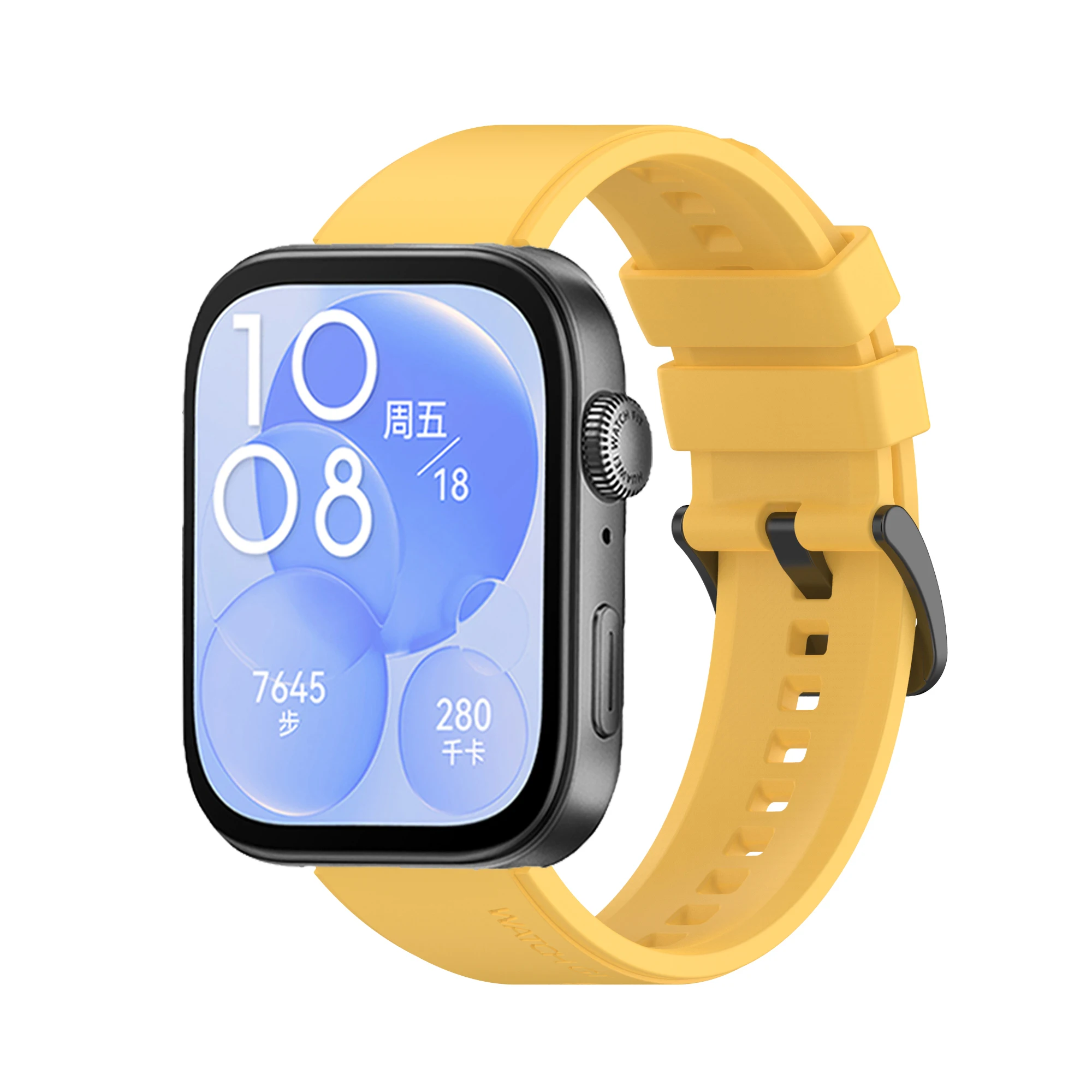 สายนาฬิกาข้อมือซิลิโคนสำหรับ Huawei 3สายรัดข้อมือระบายอากาศสบายสายรัดข้อมือสำหรับ Huawei Watch Fit 3สายรัดข้อมือ