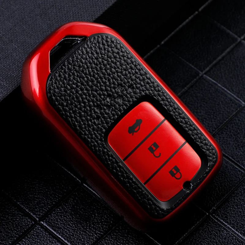 Car Key Case Cover for Honda Accord 9 Crider City 2015 2016 HRV CRV Vezel Spirior Odyssey Civic Fit Jade Key Shell Accessories