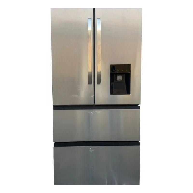 

French four-door multi-door refrigerator water dispenser, frequency conversion air cooling, frost-free large-capacity household