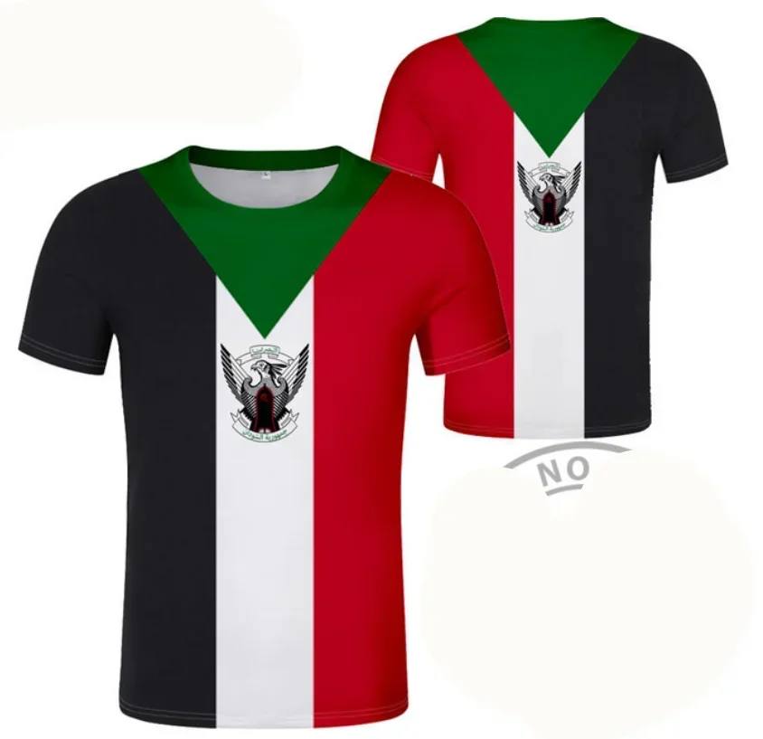 SUDAN T Shirt Diy Free Custom Made Name Number Sdn T-Shirt Nation Flag Islam Sd Sudanese Arabic Arab Country Print Photo Clothes