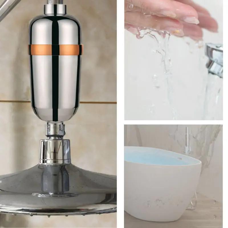 Filtro per doccia a 15 fasi Addolcitore per acqua Filtro per acqua dura Filtrazione multistrato Drop Shipping