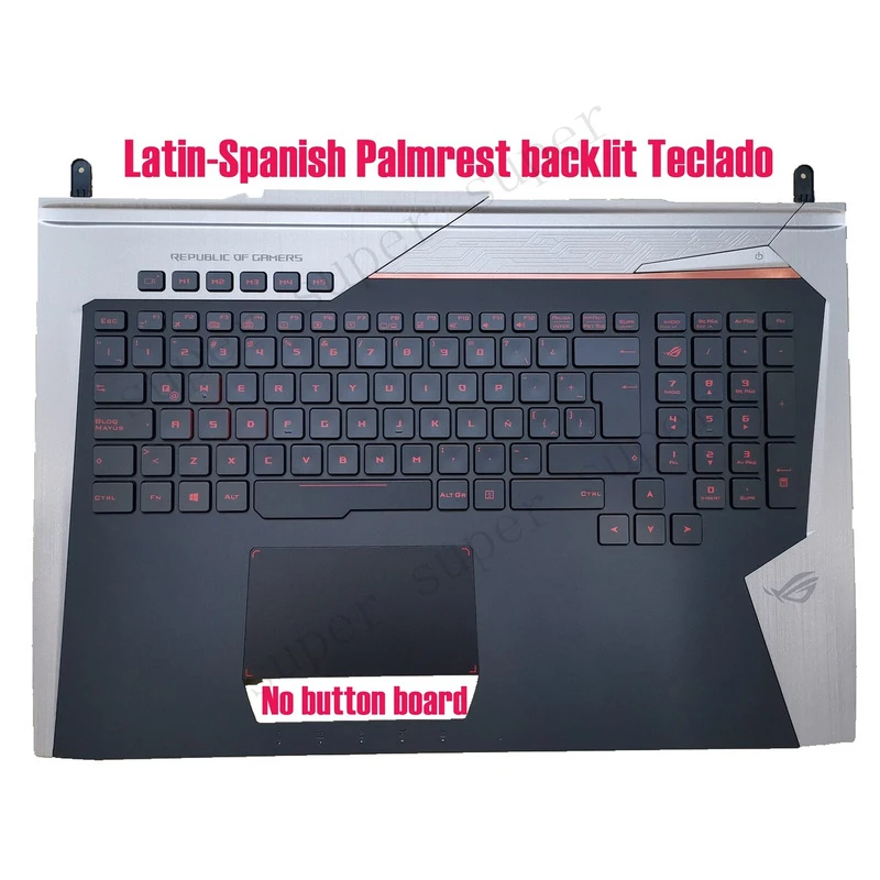SSS+ Latin Palmrest keyboard for Asus G752V G752VT G752VY G752VS G752VM G752VL