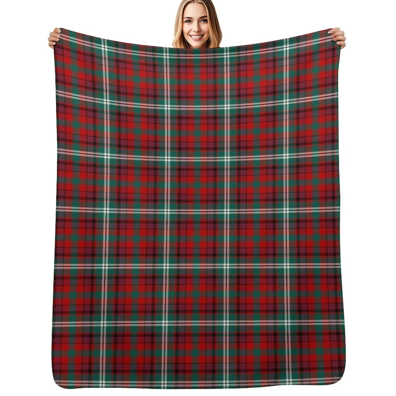 

Maguire Tartan Pattern Red Irish Plaid Throw Blanket Hair manga Picnic Beautifuls Blankets