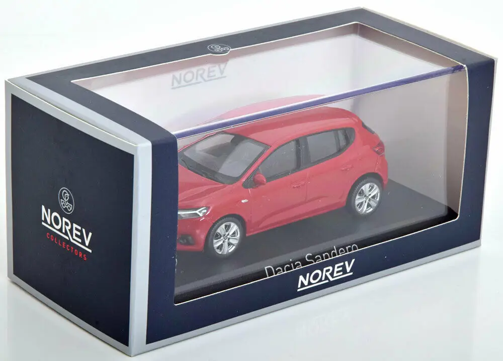 Norrev 1/43 escala daccia sandero 2021 diecast liga carros de brinquedo modelo para coleção presente