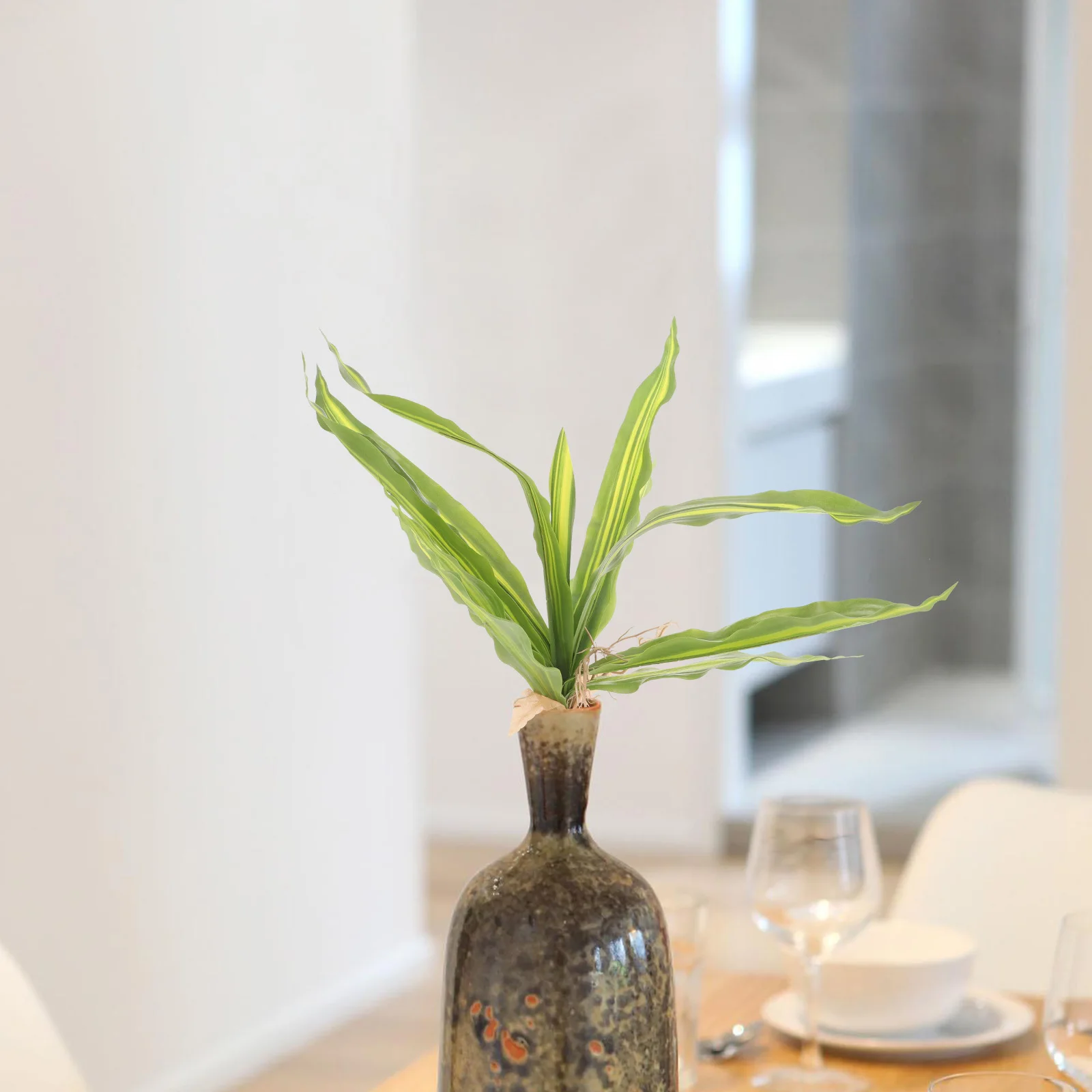 

Household Fake Plant Wear-Resistant Artificial Decorative Faux Plant Durable Practical Home Supply Office Desktop Decor