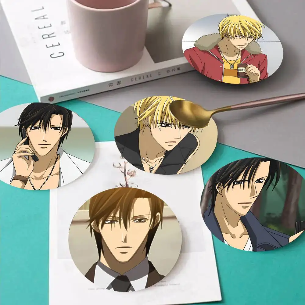 1pc Anime Skip Beat Wooden Coaster Colour Printing Cup Mat Home Desk Decoration Gifts