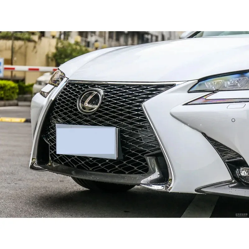 

Glossy Black Radiator Grilles La Versione For Lexus GS2 2016-2017 Racing Grilles Bumpers Body Kit Hood Car Accessories
