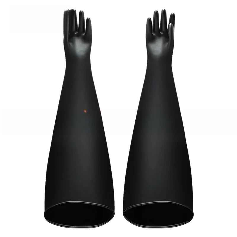 

Experimental Operation Anaerobic Box Butyl Rubber Long Arm Gloves For Honeywell 8B1532