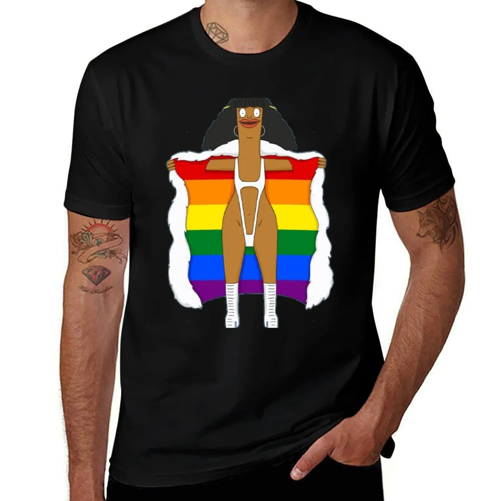 Marshmallow T-Shirt Active Wear Sports for Men T-Shirt