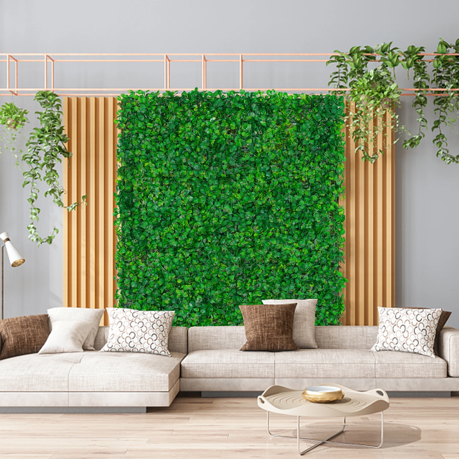 12 Piece Set Of Simulated Plant Walls