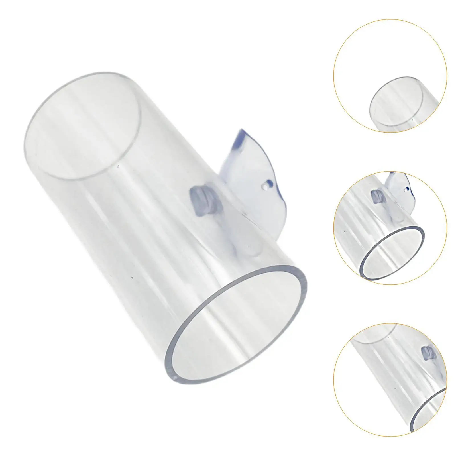 واضح بيتا أنبوب السمك نفق مخبأ لعبة شفافة مثيرة للاهتمام للراحة اللعب خزان الأسماك الملحقات المأوى مراقبة أفضل