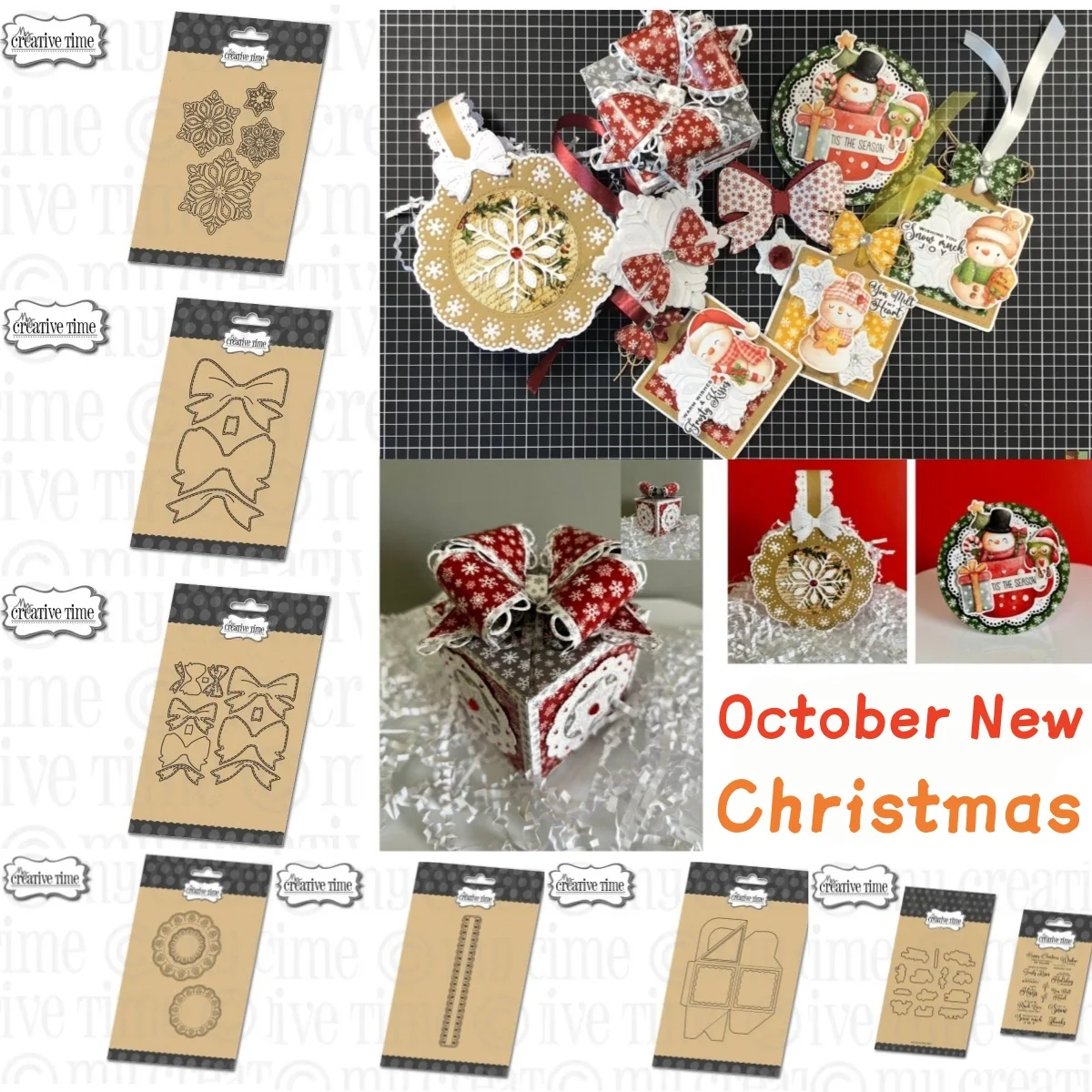 

Cute Bow Snowflake Doily Belly Band Metal Cutting Dies Clear Stamps for DIY Greeting Card Making Scrapbooking Craft Paper