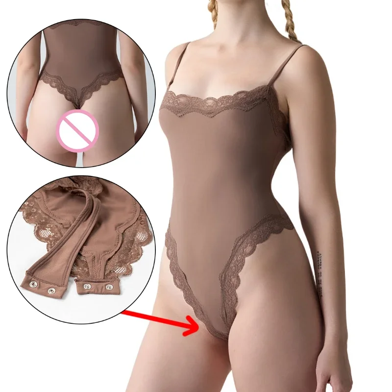 Hot Girl's Summer Lace Sexy Bodysuit Adjustable Skinny Shapewear Tight Fitting Bodyshaping Cloth Erotic Camis Sporty Tank Tops