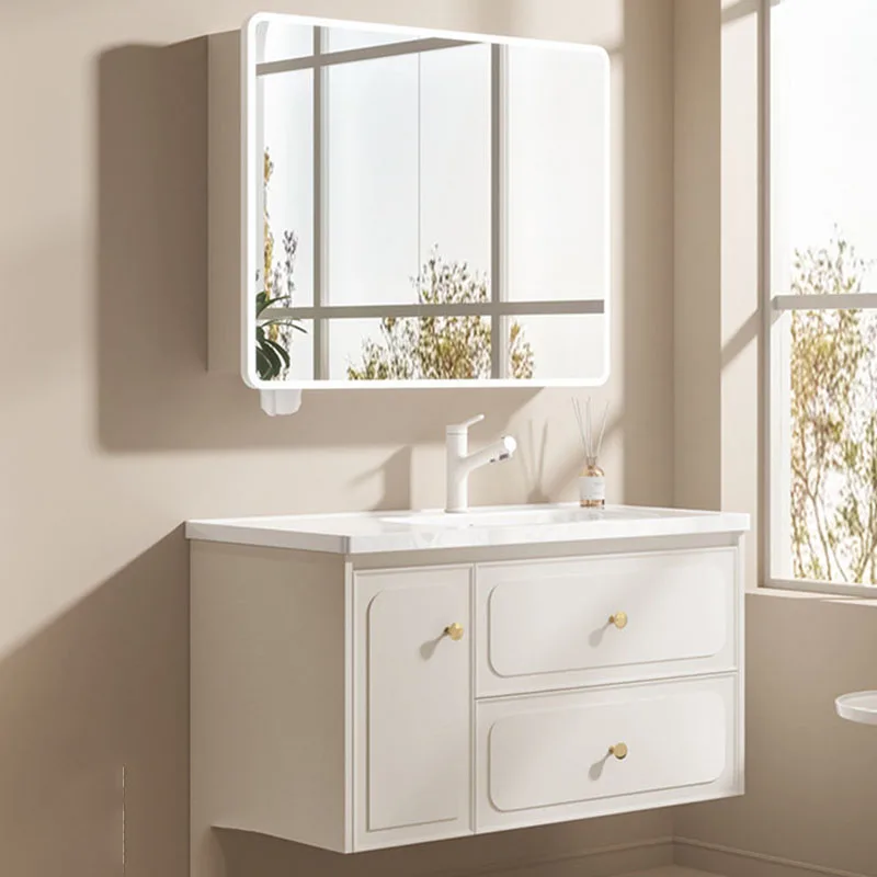 White Drawers Bathroom Cabinet Organizer Storage Shelves Toilet Display Partitions Cupboard Modern Archivadores Home Furniture