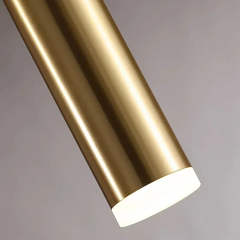 *Postmodern Minimalist Pendant Lamp Mini LED Chandelier Gold Black Luster Kitchen Light Dining Room Hanging Light For Bedroom Ne