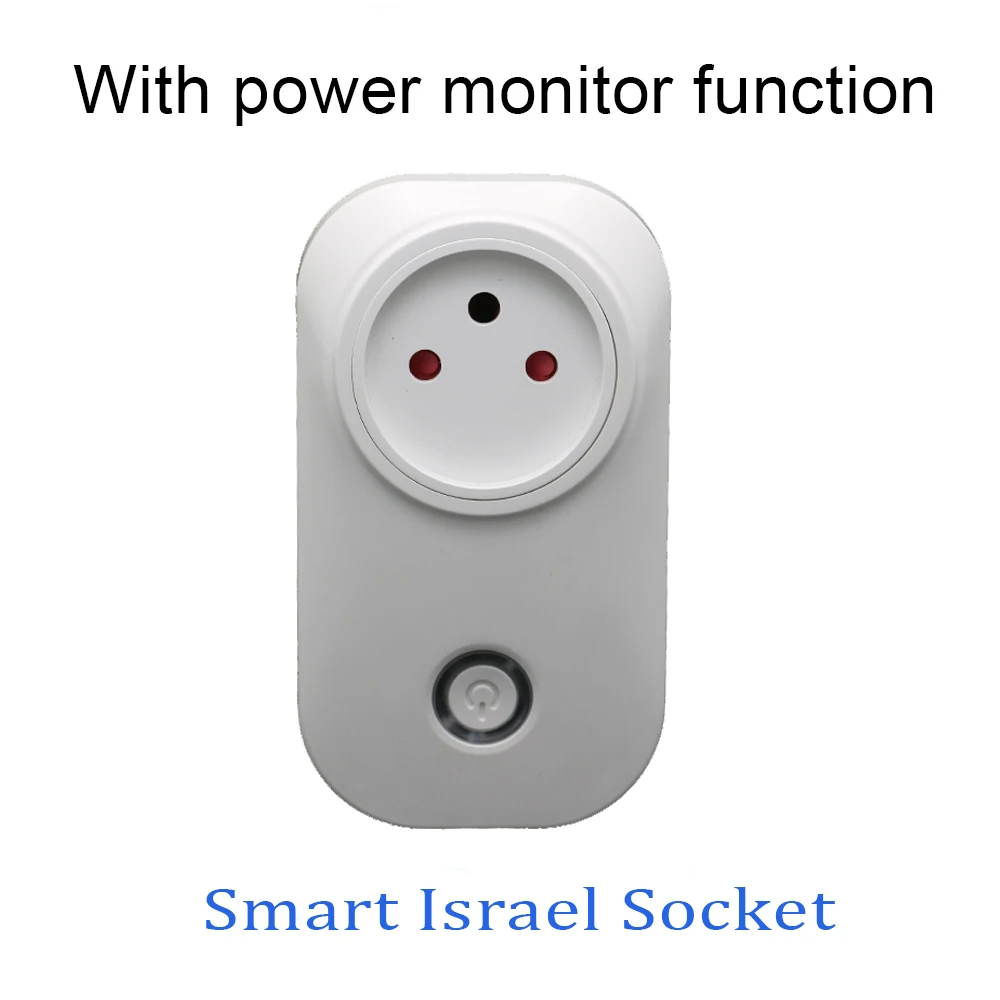 16A Israel Socket Smart Israel Plug presa Wifi controllo vocale Power Statistics Tuya Life APP Control funziona con Alexa Google Home