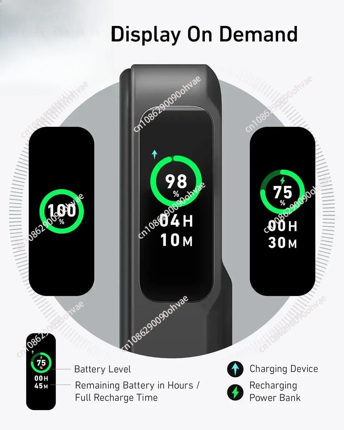 Top! Power Bank 10000mAh Certified 15W Ultra-Fast MagSafe Portable Battery Pack for iPhone 12 13 14 15 Pro Max