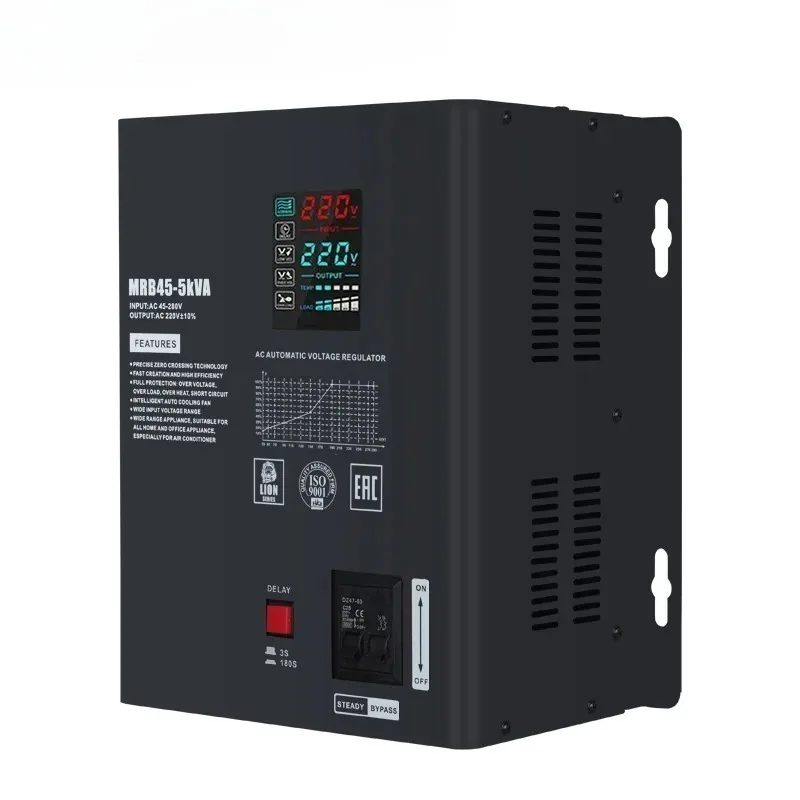 Electronic Wall Mounted Single-phase Stabilizer 220V Ultra-low 45V Household 20KVA