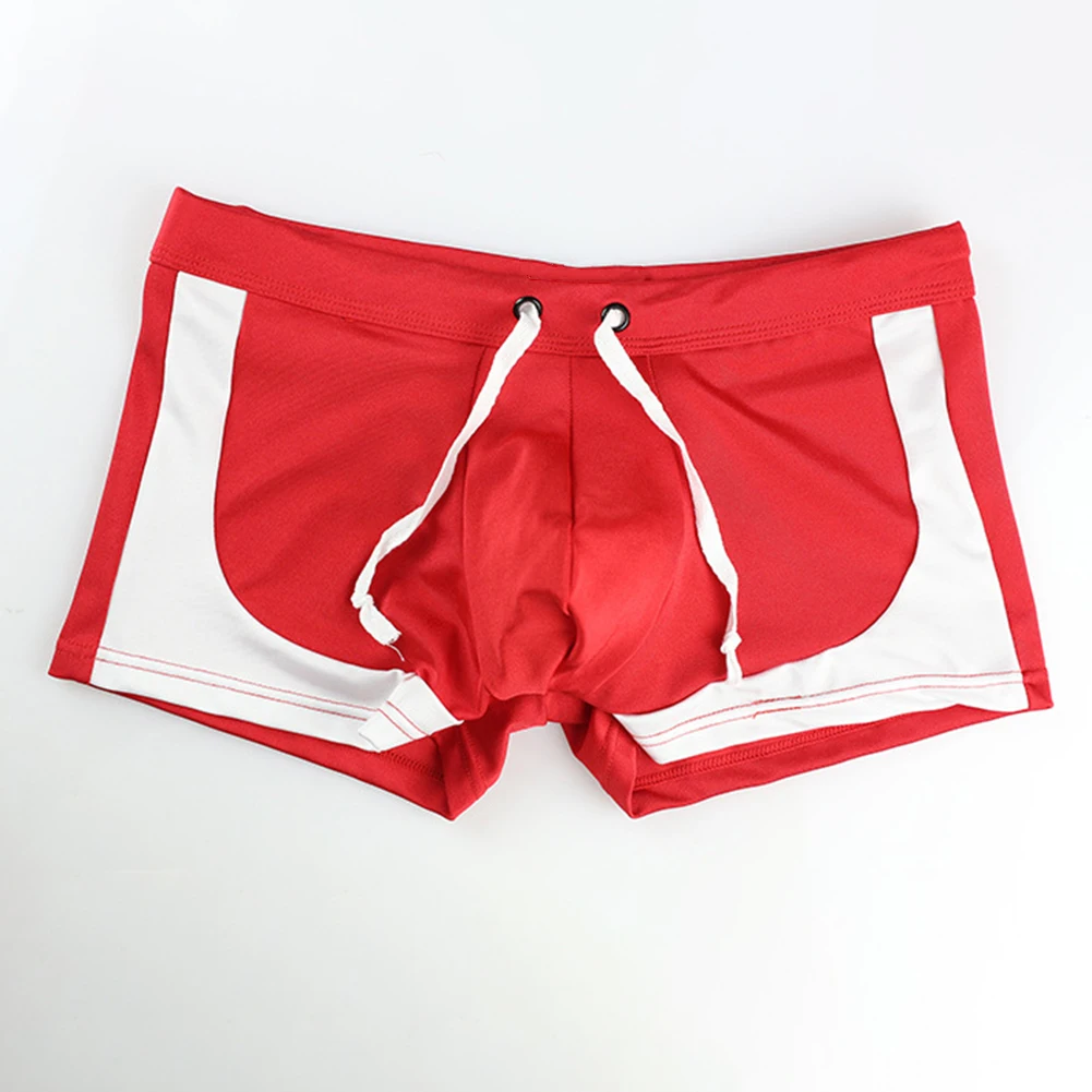 

Летний купальник, мужские быстросохнущие пляжные короткие брюки на шнурке, шорты-боксеры, шорты для плавания, плавки