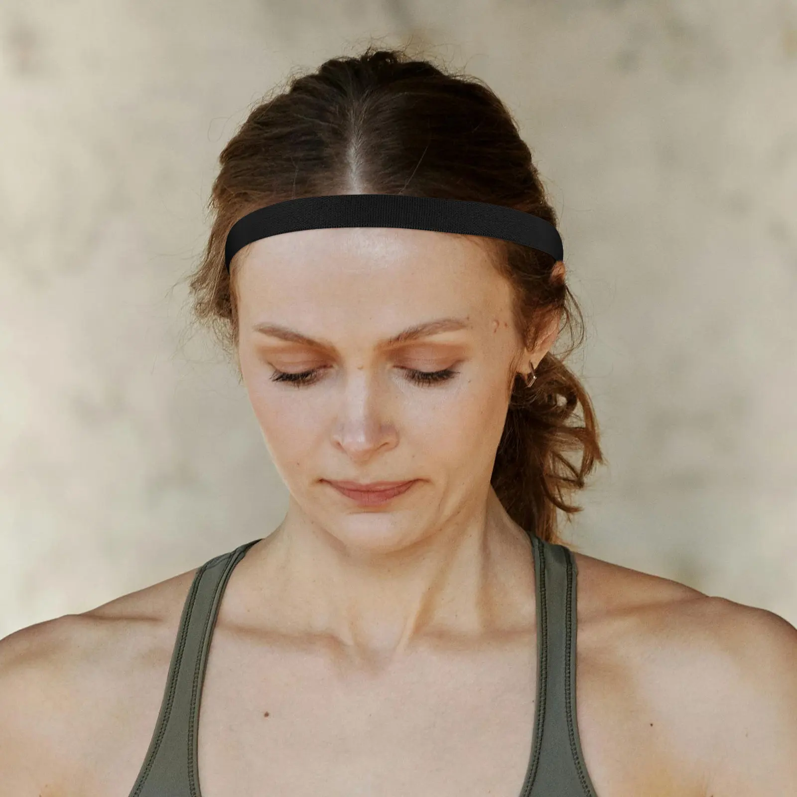 Sports Sweatband Headband Breathable Elastic Sweat Headband Running Gym Fitness Sweatband Head Wraps for Women Workout Yoga