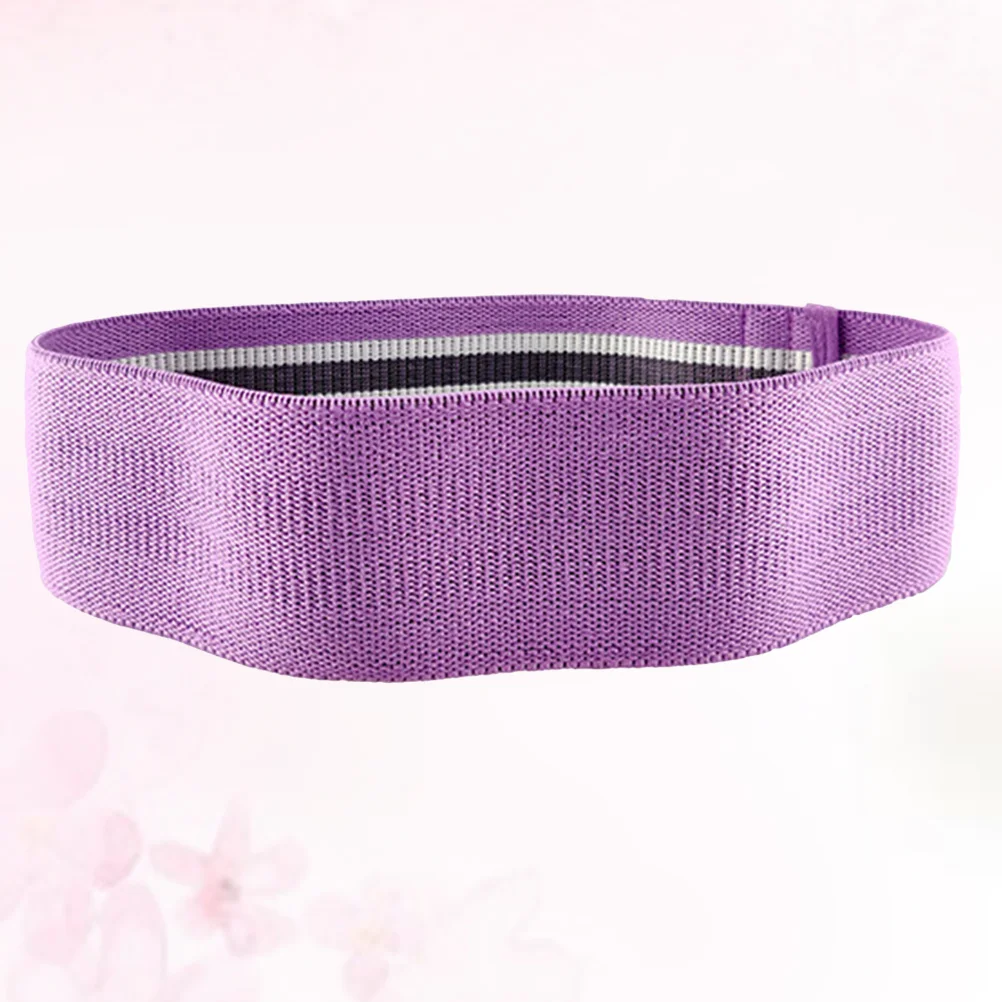 

Yoga Resistance Band Set Purple Heavy Tension Durable Fitness Loop For Glute Activation Squats Hip Thrusts Leg Exercises Home