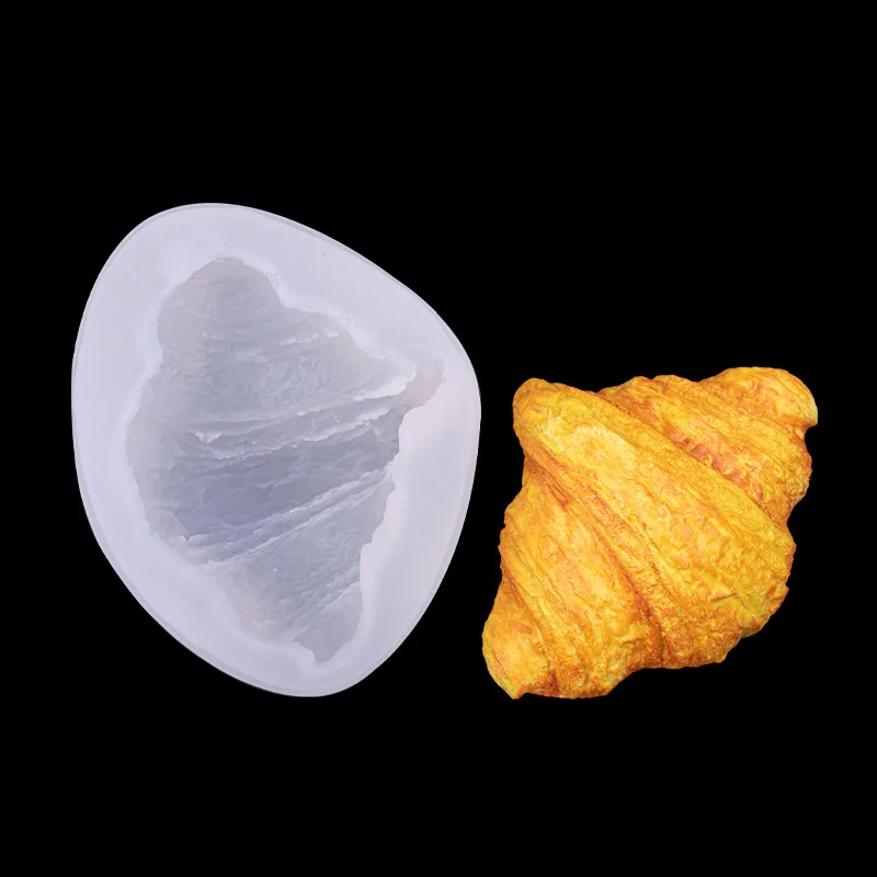 

Имитация хлебной свечи, силиконовая форма, креативная французская закуска, круассан, дизайн, сделай сам, художественное мыло, ароматерапевтическая форма для изготовления свечей