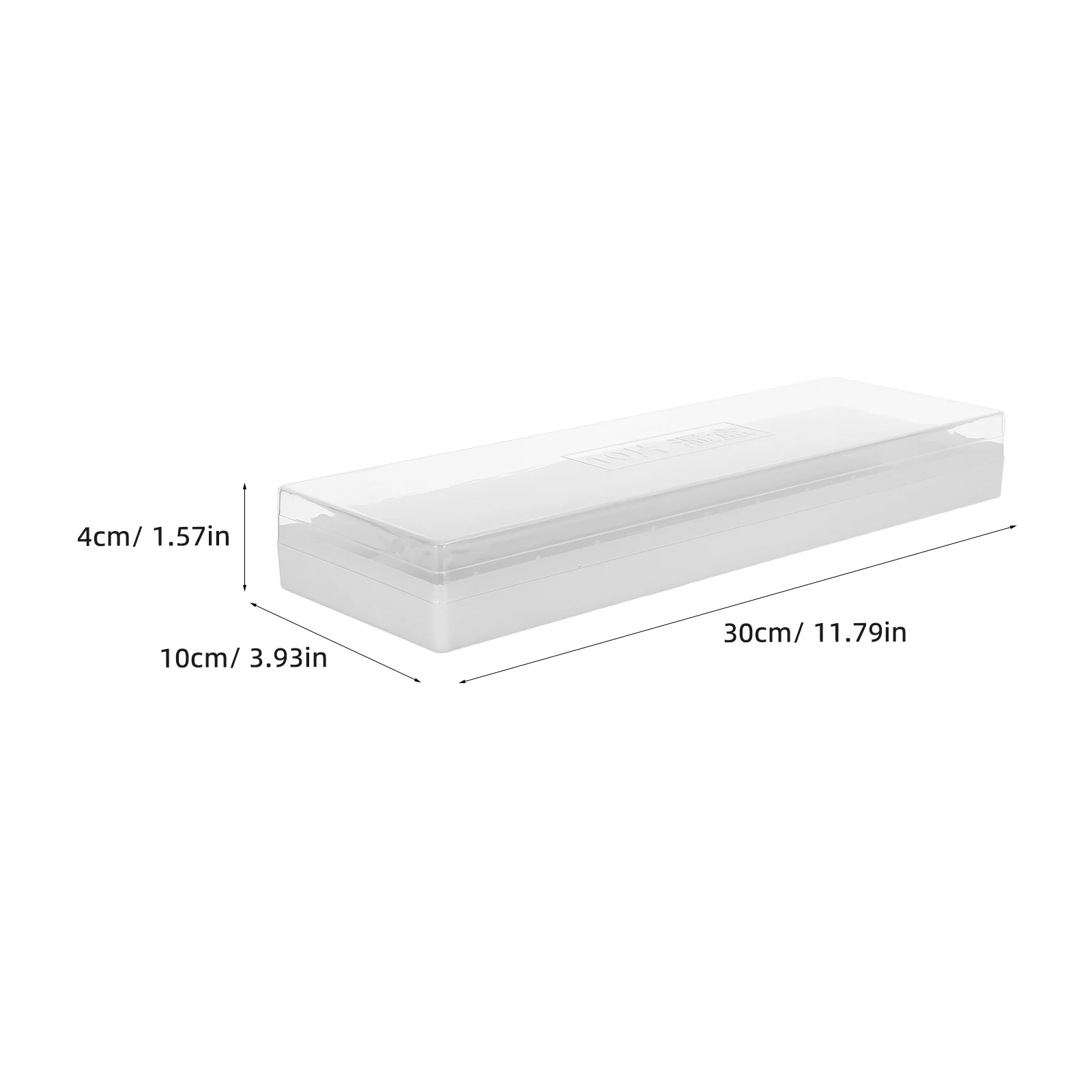 Microscope Slide Storage Box Clear Plastic Portable Rectangle Case for Lab Experiments Moisture Retention Specimen
