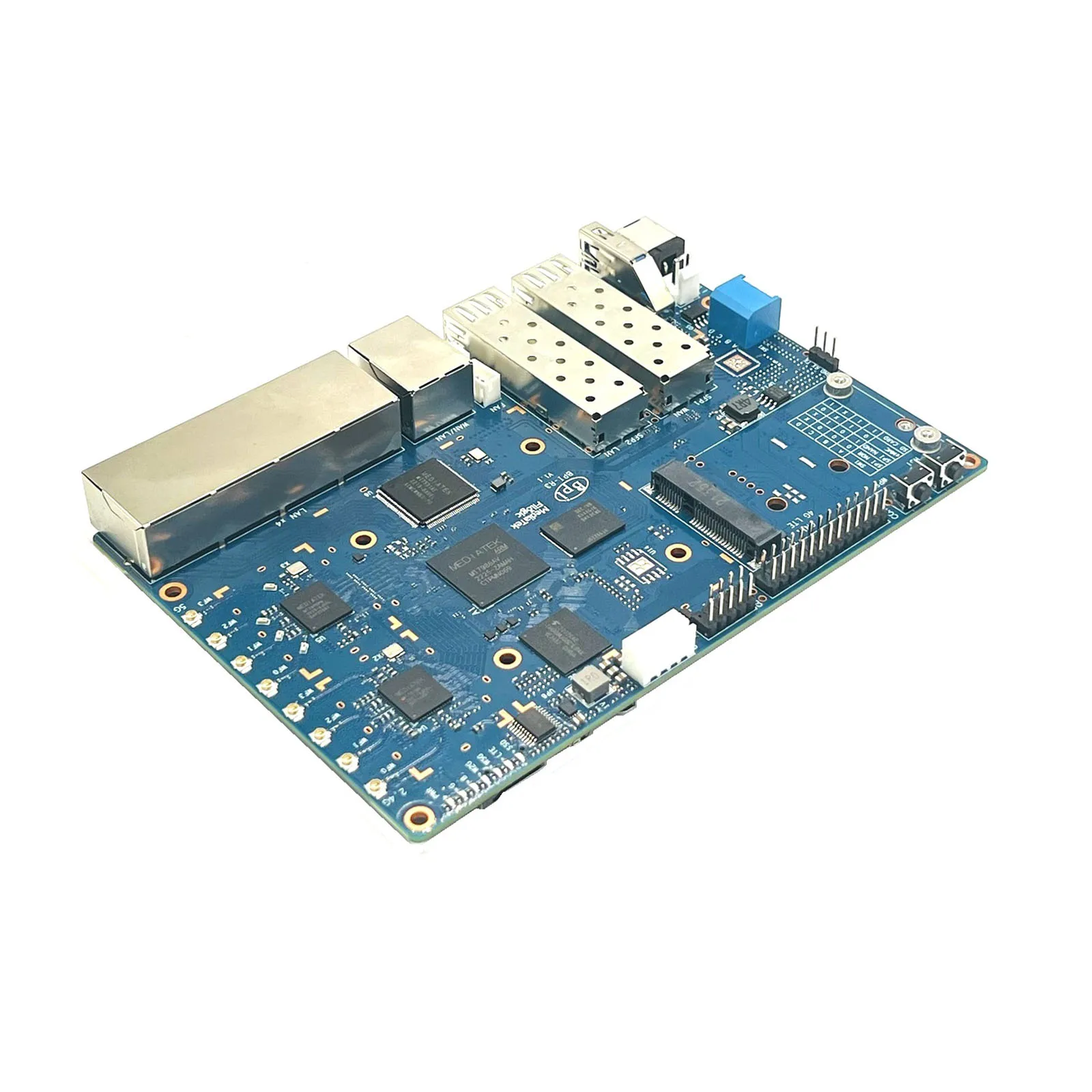 Banana Pi Bpi R3 Mediatek MT7986 Quad Core Router Development Board,2G Ddr Ram, 8G Emmc Flash Ondersteuning Wi-Fi6 5 Gbe Netwerk Poort