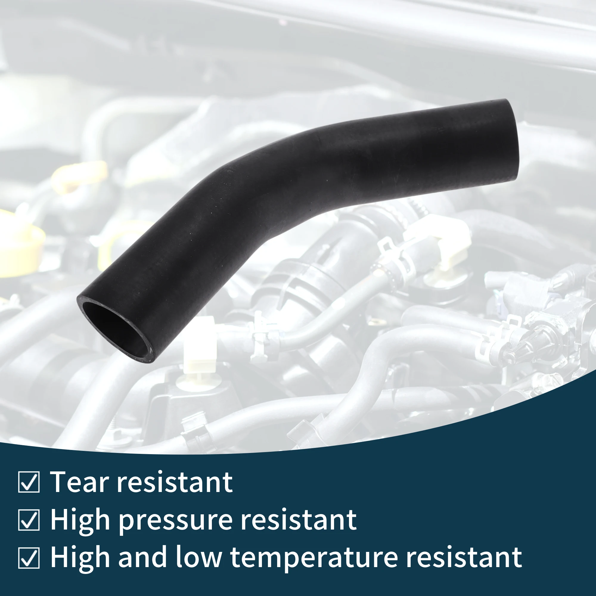 Motoforti mangueira do radiador aquecedor mangueira de saída do radiador tubo no.1657131160 para lexus gs350 06-11 tubo de água de borracha preto 1 pc