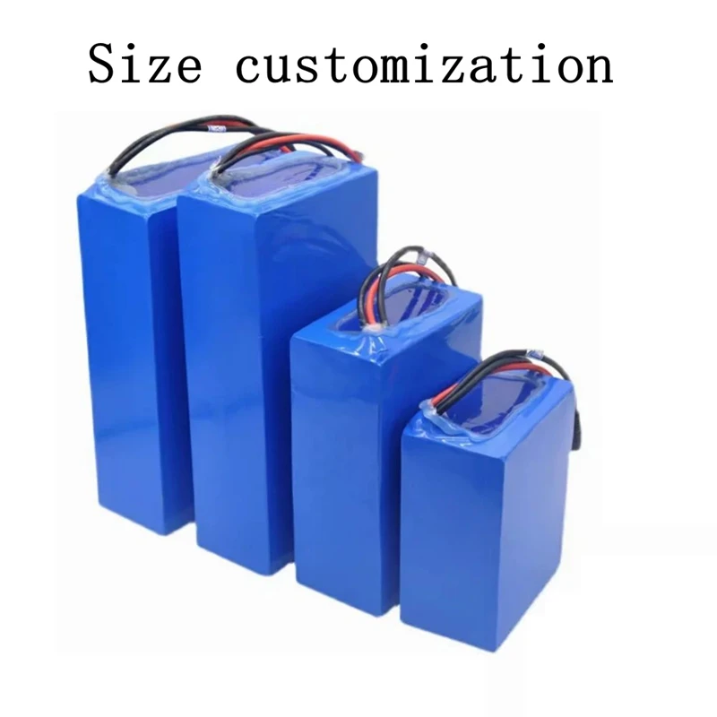 Batterie Au Lithium LiFePO4 Avec Charger, 72V, 50Ah, 60Ah, 40Ah, 100Ah, 80Ah, BMS Pour Scooter, Vélo Électrique, Moto, 3000W