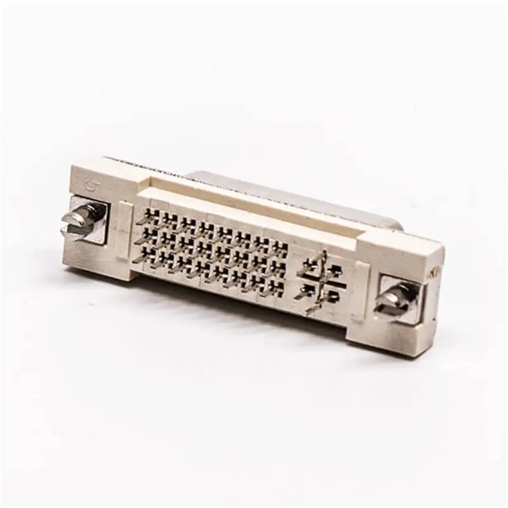 DVI Connector Female Straight 24+5 Through Hole for PCB Mount 24+5 Straight Female DVI Connector