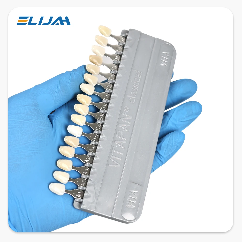 Denspay Dental Equipment Teeth Whiting Porcelain VITA Pan Classical 16 Colors Guide Vita Tooth Model Colorimetric Plate Model