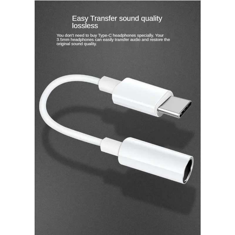 Kabel Audio Tipe C 3.5 Jack kabel Earphone USB C ke 3.5mm headphone adaptor untuk Huawei P10 P20 P30 Pro Mate 10 Pro 20 kabel