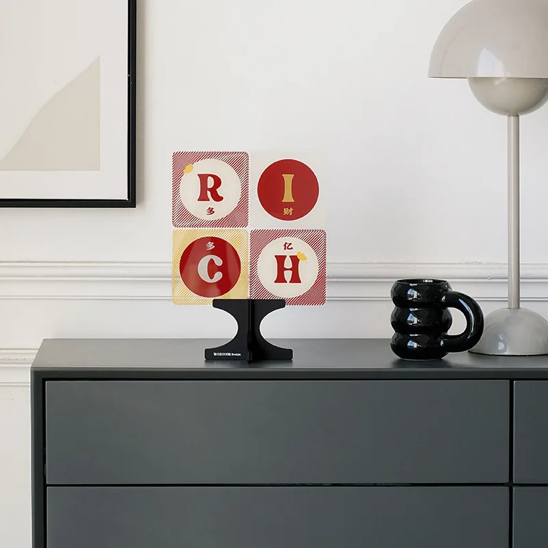 

More wealth and more billions of creative stage painting porch high-end desktop ornament living room housewarming decoration