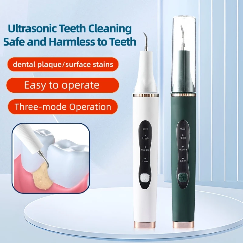 Portable Smart Ultrasonic Dental Scaler For Teeth Tartar Coffee Stain Teeth Calculus Remover Teeth Cleaner Oral Cleaning Tools