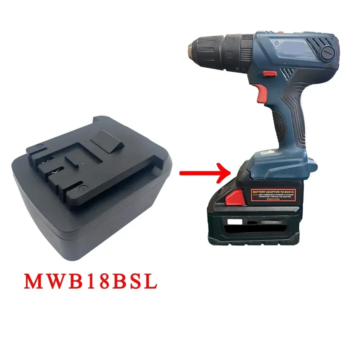 ABNJ MWB18BSL-C Adapter Conver - огляд і ціна Power Tools Battery Adapter