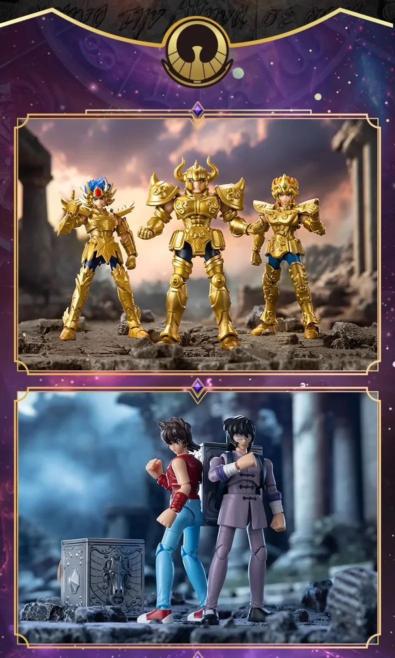 BLOKEES Saint Seiya Champion Class Aries Shion Surplice Bewegliches Montagemodell Anime Actionfigur Sammlerstück Spielzeug – Detail 18