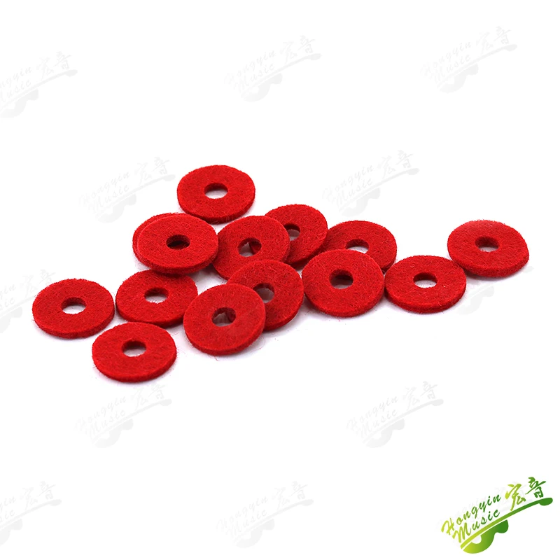 Piano top cover red cloth ring 087 grand piano upright piano top cover red Ni ring shockproof and abrasive ring pad