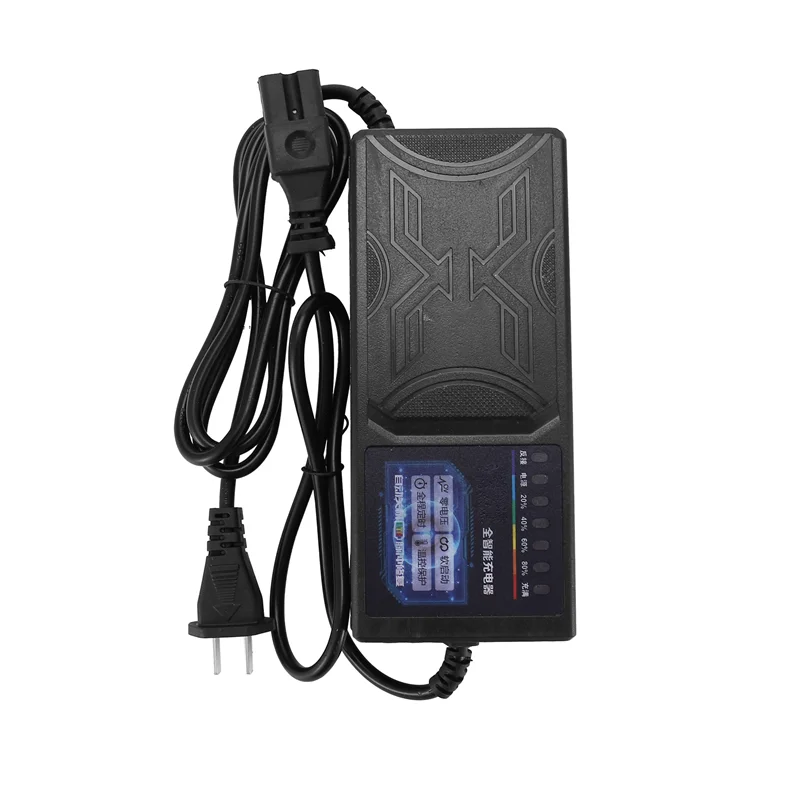 

A04E-20AH Electric Vehicle Charger With 7 Light Power Display Current Leakage Protection Lead Acid Charger