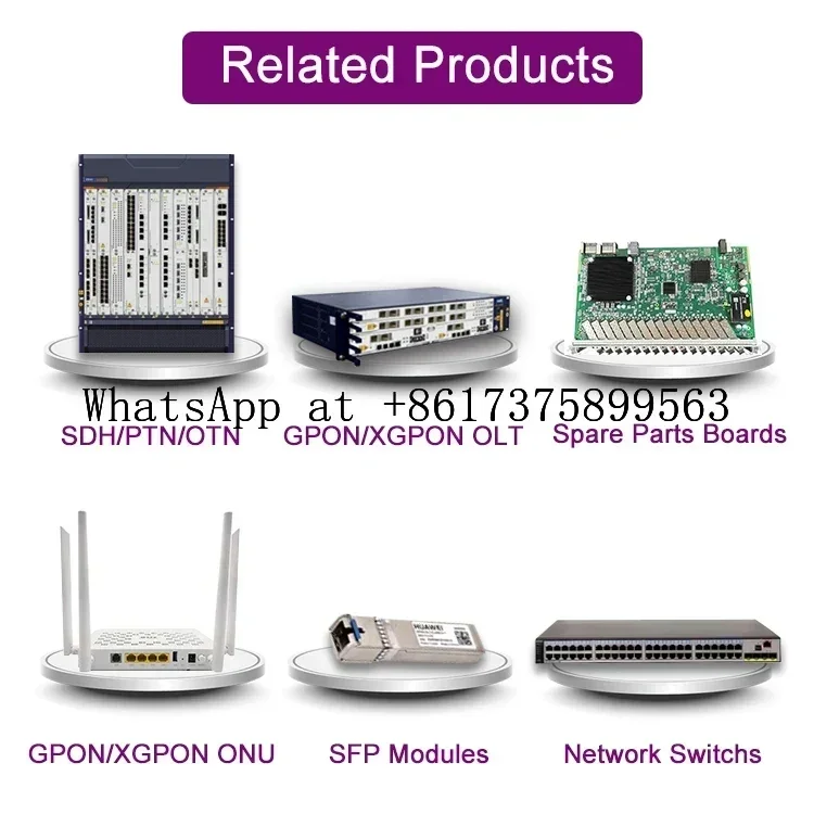 GPON OLT C300 FTTH 10G Equipment with 8 Port Interface Board for Network