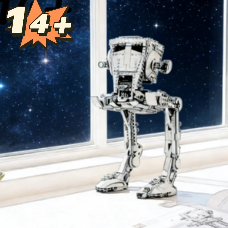 

2026 New Ideal Creative Arrival Walker Model Sets Handmade Kids' Brick Building Kit Building Blocks Toys Birthday Gifts