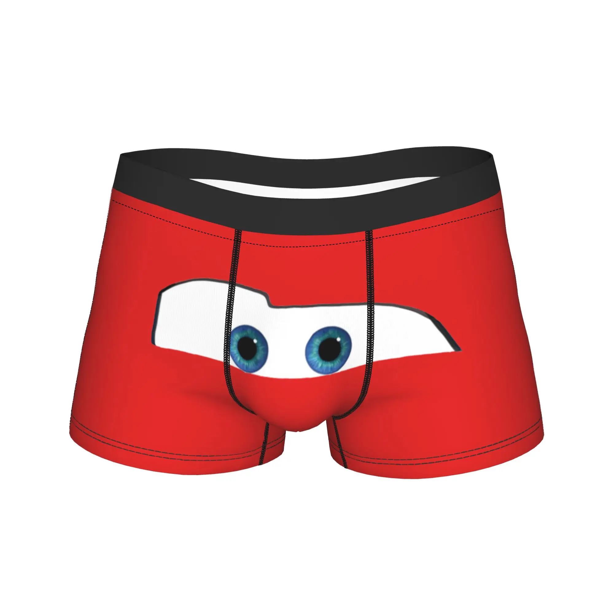 

Забавные шорты-трусы с изображением Боксера и Лайтнинг МакКуин, мужское нижнее белье, мягкие трусы для мужчин больших размеров